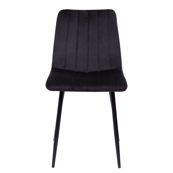 Καρέκλα Τραπεζαρίας (45x56x88) Spitishop Lorelay Black