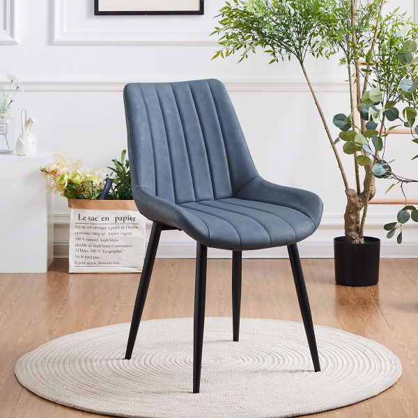 Καρέκλα Τραπεζαρίας (51x61x86) Spitishop Flavio Blue