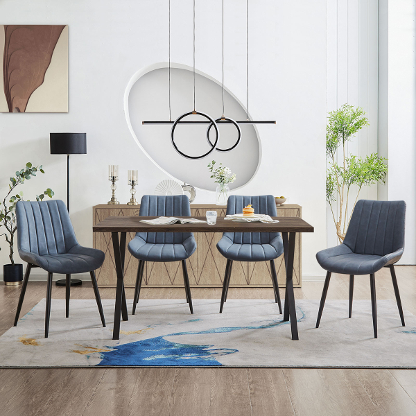 Καρέκλα Τραπεζαρίας (51x61x86) Spitishop Flavio Blue