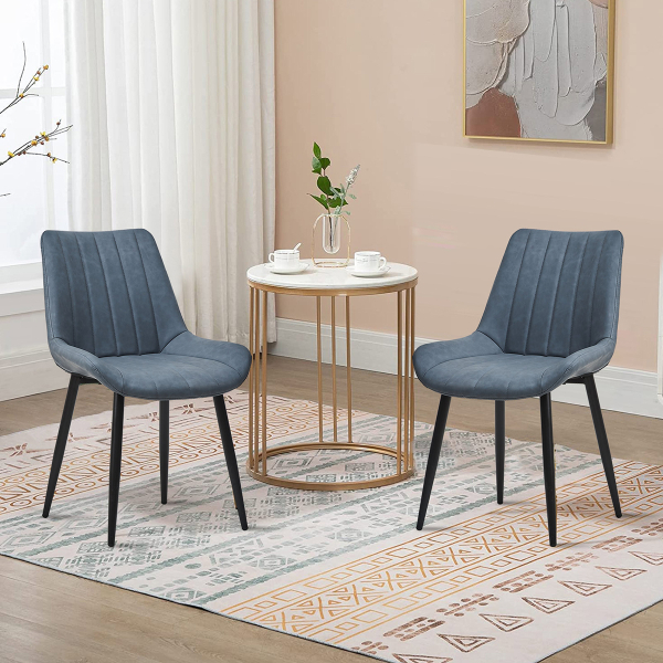 Καρέκλα Τραπεζαρίας (51x61x86) Spitishop Flavio Blue