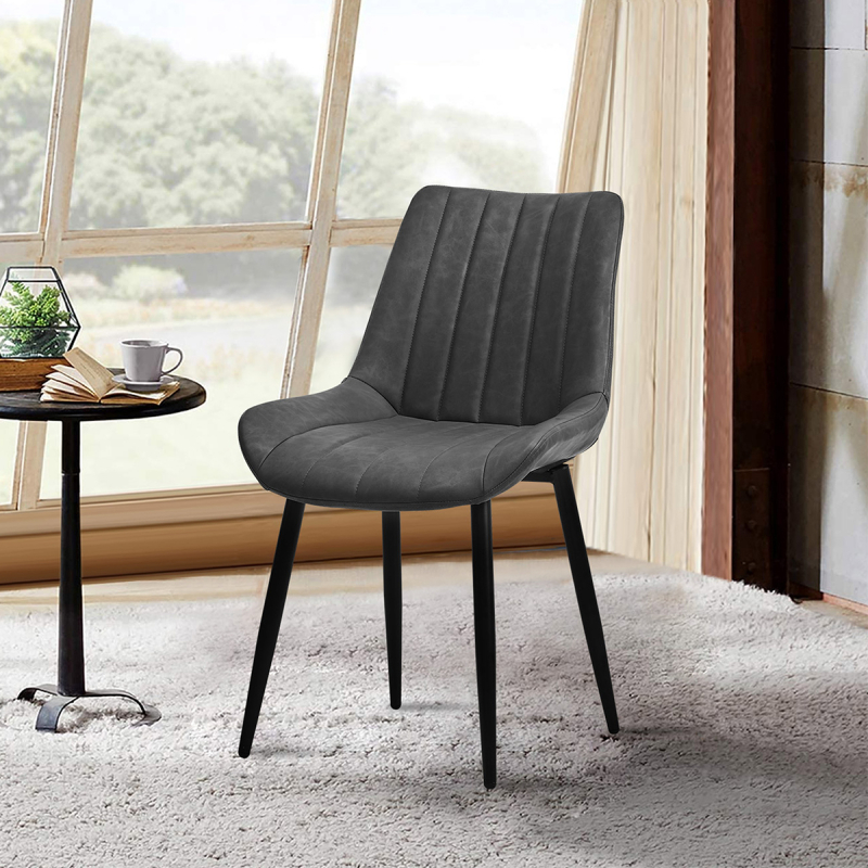 Καρέκλα Τραπεζαρίας (51x61x86) Spitishop Flavio Grey