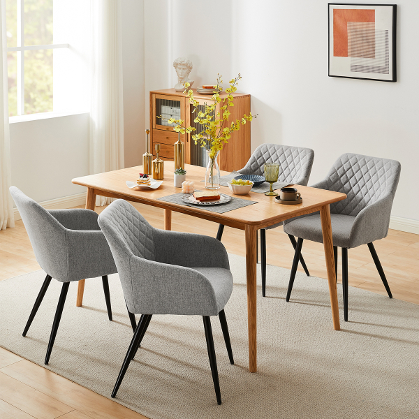 Καρέκλα Τραπεζαρίας (60x55.5x83) Spitishop Helena Light Grey