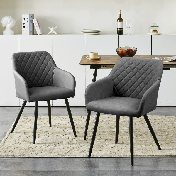 Καρέκλα Τραπεζαρίας (60x55.5x83) Spitishop Helena Dark Grey