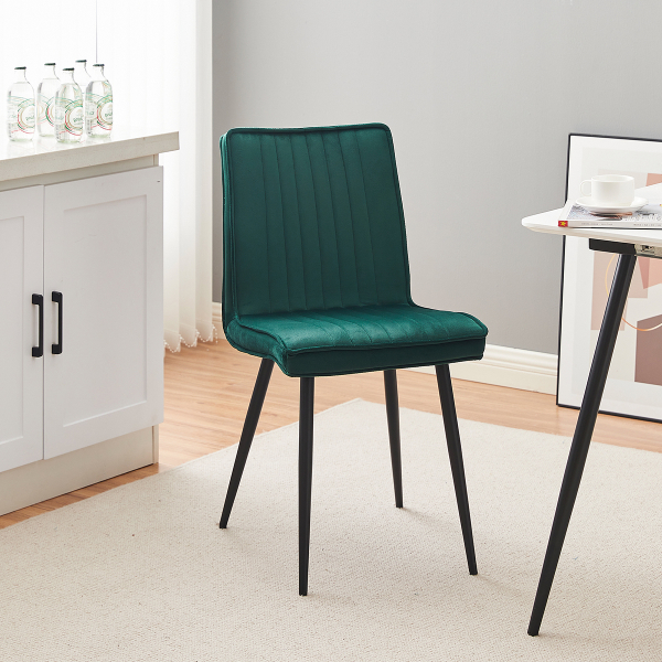 Καρέκλα Τραπεζαρίας (43x57x83) Spitishop Dumas Green