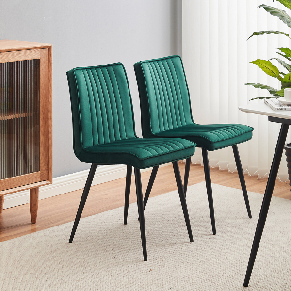 Καρέκλα Τραπεζαρίας (43x57x83) Spitishop Dumas Green