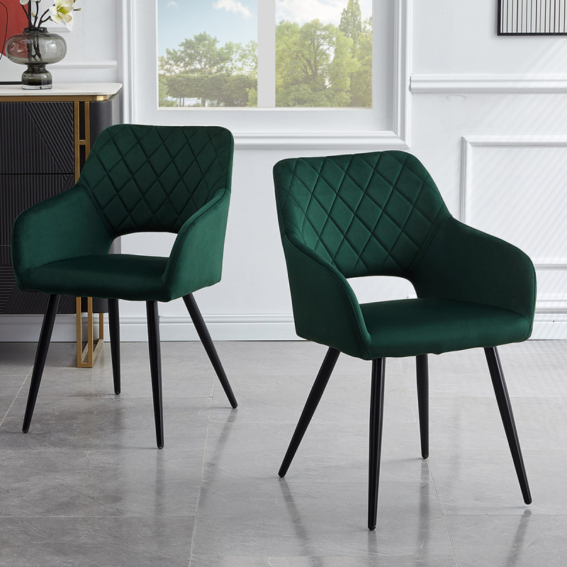 Καρέκλα Τραπεζαρίας (56x59.5x84) Spitishop Regal Green