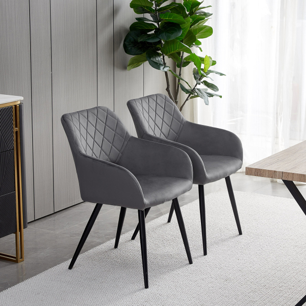 Καρέκλα Τραπεζαρίας (56x59.5x84) Spitishop Regal Grey