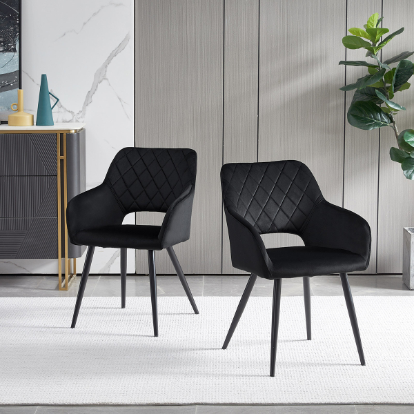 Καρέκλα Τραπεζαρίας (56x59.5x84) Spitishop Regal Black