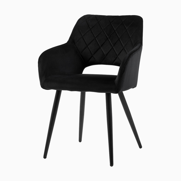 Καρέκλα Τραπεζαρίας (56x59.5x84) Spitishop Regal Black