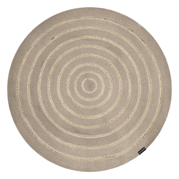 Στρογγυλό Χαλί Καλοκαιρινό (Φ150) Guy Laroche Maya Taupe