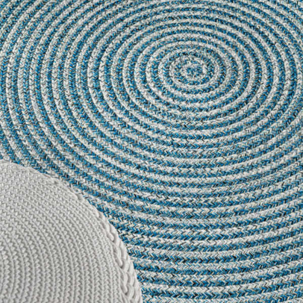 Στρογγυλό Χαλί All Season (Φ150) Guy Laroche Tonical Blue