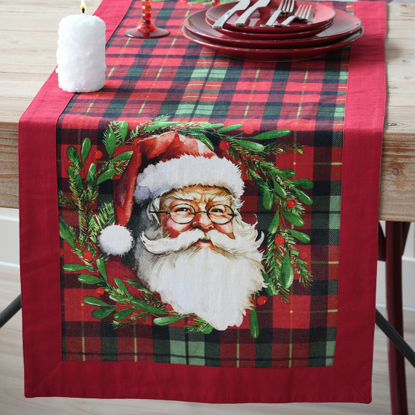 Χριστουγεννιάτικη Τραβέρσα (45x150) S-F Harold Bordeaux N3D329001