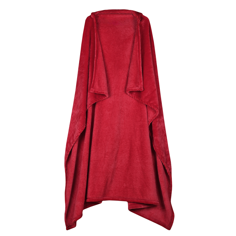 Χριστουγεννιάτικη Κουβέρτα Fleece Με Κουκούλα (110X150) S-F Edgard Rouge P2D337003