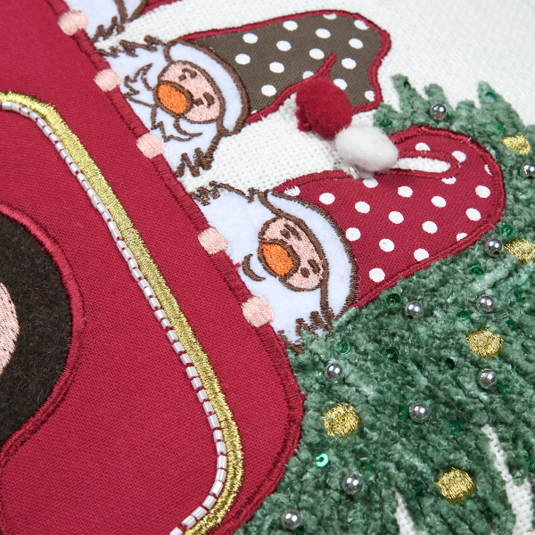 Χριστουγεννιάτικο Μαξιλάρι (40x60) S-F Klaus Rouge C2D833001
