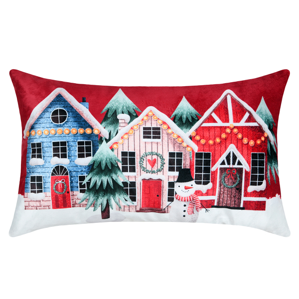 Χριστουγεννιάτικο Μαξιλάρι Βελουτέ (30X50) S-F Noel Multicolore C3D834002