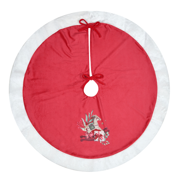 Χριστουγεννιάτικη Ποδιά Δέντρου (Φ90) S-F Noel Rouge BTD834001