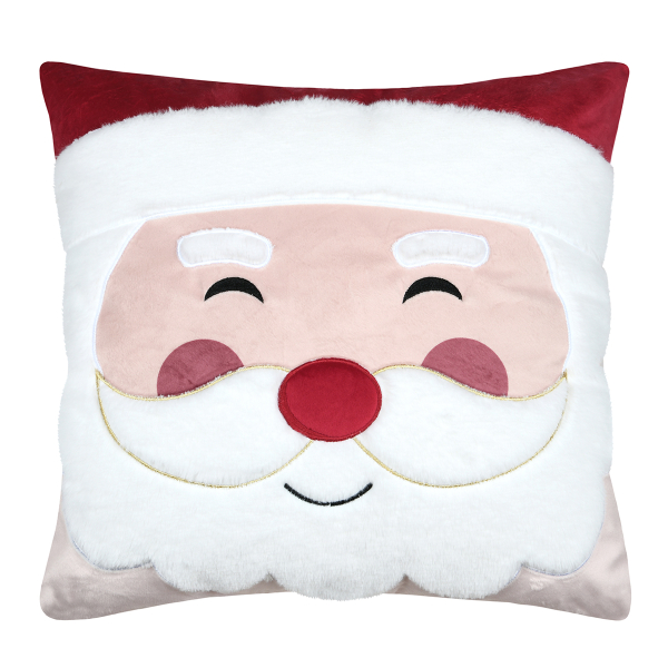 Χριστουγεννιάτικο Μαξιλάρι Βελουτέ (45x45) S-F Hohoho Rouge C1D832001
