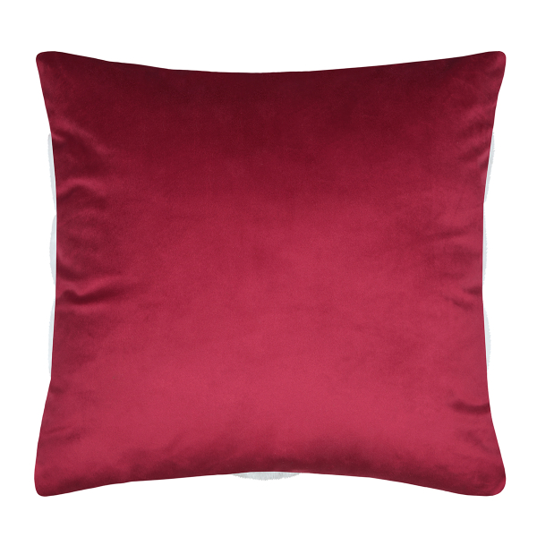 Χριστουγεννιάτικο Μαξιλάρι Βελουτέ (45x45) S-F Hohoho Rouge C1D832001