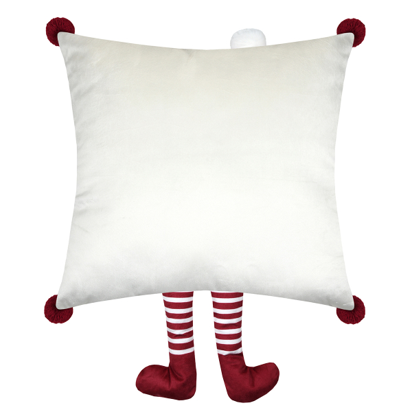 Χριστουγεννιάτικο Μαξιλάρι Βελουτέ (45x45) S-F Klaus Ecru C1D833003