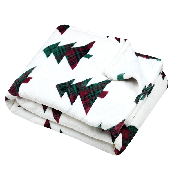 Χριστουγεννιάτικη Κουβέρτα Καναπέ (130x160) S-F Klaus Vert P2D833001