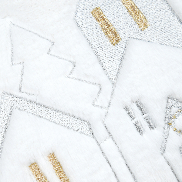 Χριστουγεννιάτικο Μαξιλάρι Γούνινο (45x45) S-F Hohoho Blanc C1D832004