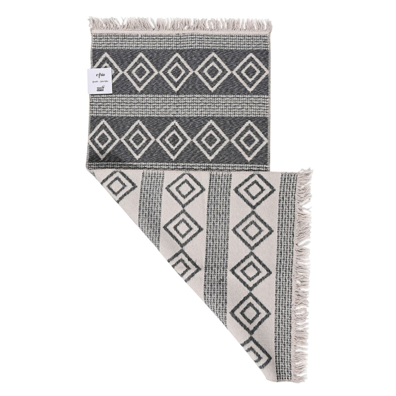Χαλί Διαδρόμου 2 Όψεων (60x110) Polcarpet Aria Artkilim 22293 D.Grey