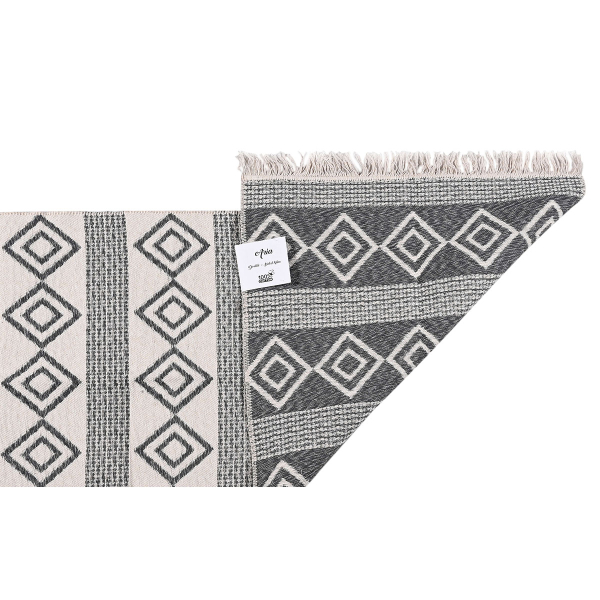 Χαλί Διαδρόμου 2 Όψεων (80x150) Polcarpet Aria Artkilim 22293 D.Grey