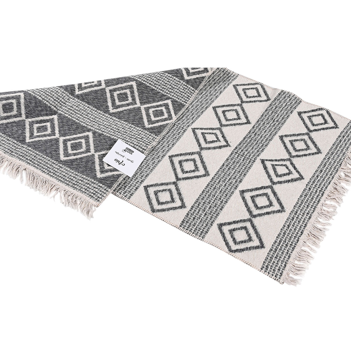 Χαλί Διαδρόμου 2 Όψεων (80X150) Polcarpet Aria Artkilim 22293 D Grey Home Χαλιά Διάδρομοι Spitishop