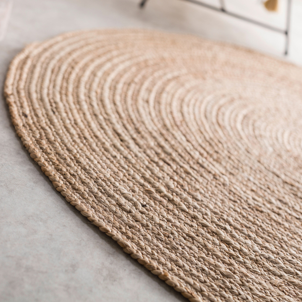 Στρογγυλό Χαλί Καλοκαιρινό (Φ200) Gofis Home Yennefer Jute 259