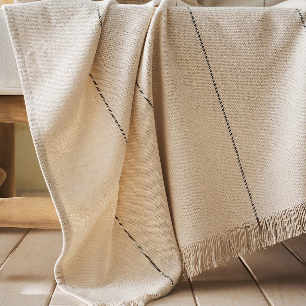 Ριχτάρι Πολυθρόνας (220X170) Gofis Home Izara Natural Grey 185 05 Λευκά Είδη Σαλονιού Ριχτάρια Καναπέ Spitishop