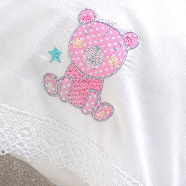 Σεντόνια Κούνιας (Σετ) Rythmos Arthur Pink