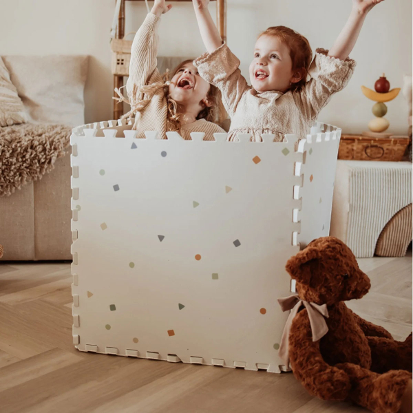 Αφρώδες Παζλ Δαπέδου 2 Όψεων Play&Go Παγκόσμιος Χάρτης