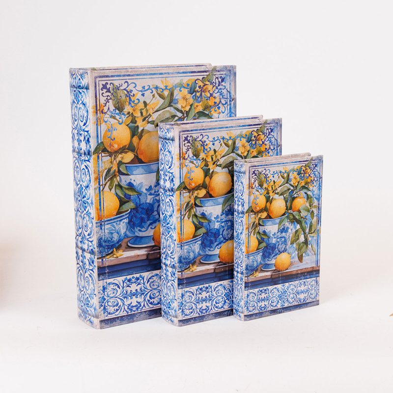 Διακοσμητικά Βιβλία/Κουτιά (Σετ 3τμχ) Estheti 819-00282