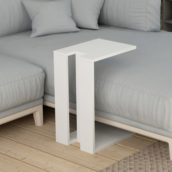 Βοηθητικό Τραπεζάκι (30x40x57) A-G Muju 855DTE2881 White