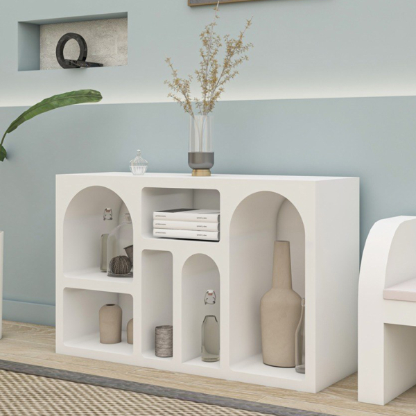 Μπουφές (120x37x74) A-G Liva 120 125GLN1220 White