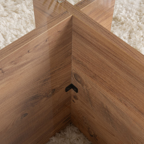 Τραπέζι Σαλονιού (105x65x40) A-G Vetrino 353NRD1106 Atlantic Pine