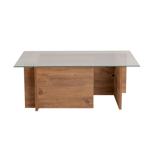 Τραπέζι Σαλονιού (105x65x40) A-G Vetrino 353NRD1106 Atlantic Pine