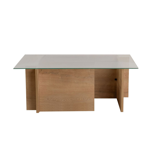 Τραπέζι Σαλονιού (105x65x40) A-G Vetrino 353NRD1109 Honey Oak