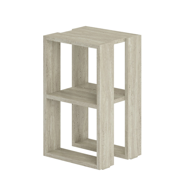 Βοηθητικό Τραπεζάκι (30x30x55) A-G Lonie 776HMS3442 Travertine