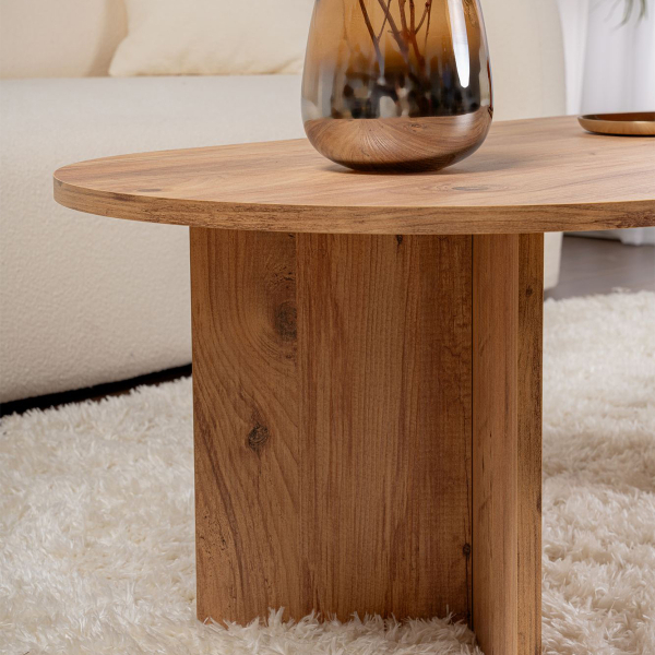 Τραπέζι Σαλονιού (119x60x40) A-G Sable 909NRD1102 Atlantic Pine