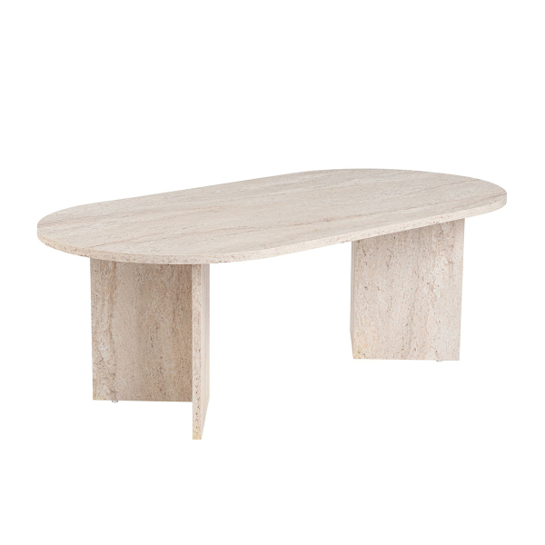 Τραπέζι Σαλονιού (119x60x40) A-G Sable 909NRD1103 Travertine