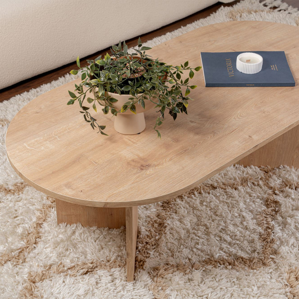 Τραπέζι Σαλονιού (119x60x40) A-G Sable 909NRD1104 Sapphire Oak