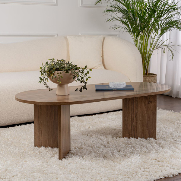 Τραπέζι Σαλονιού (119x60x40) A-G Sable 909NRD1109 Walnut