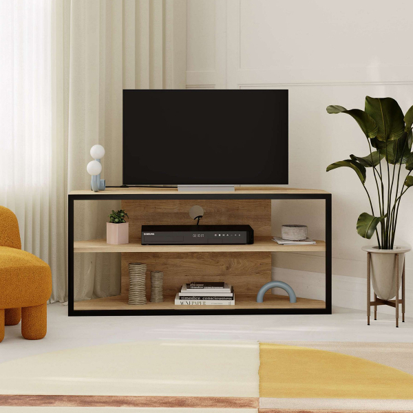 Έπιπλο Τηλεόρασης (98x37x45) A-G Echo 776HMS3134 Oak