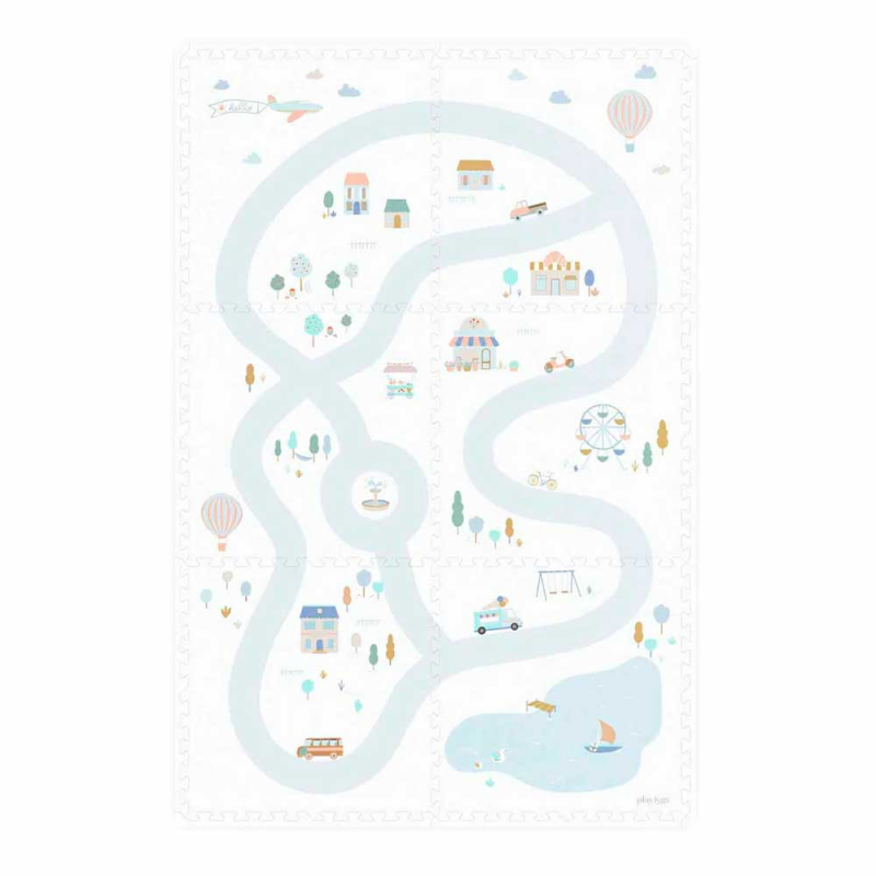 Αφρώδες Παζλ Δαπέδου 2 Όψεων Play&Go Το Χωριό