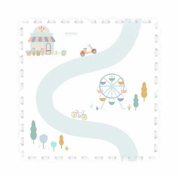 Αφρώδες Παζλ Δαπέδου 2 Όψεων Play&Go Το Χωριό