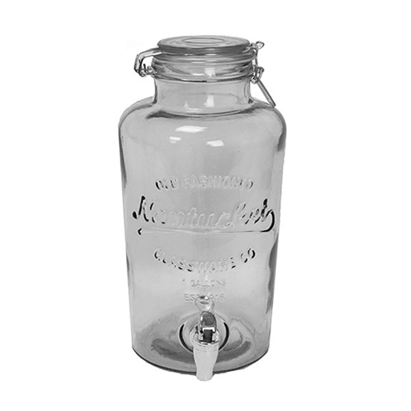 Βάζο Γυάλινο Με Βρυσάκι 4lt Mod 3239