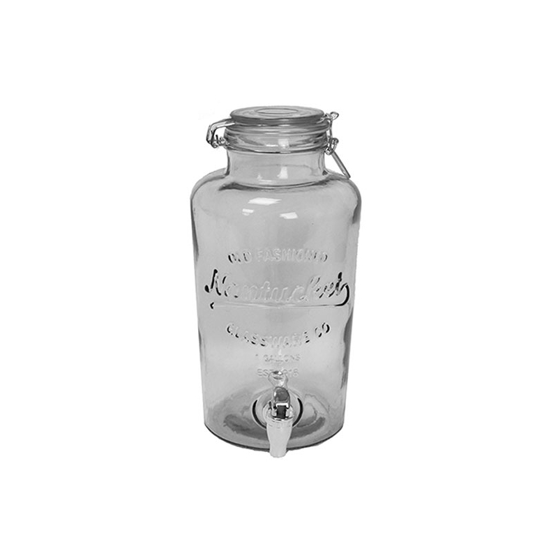 Βάζο Γυάλινο Με Βρυσάκι 4lt Mod 3239