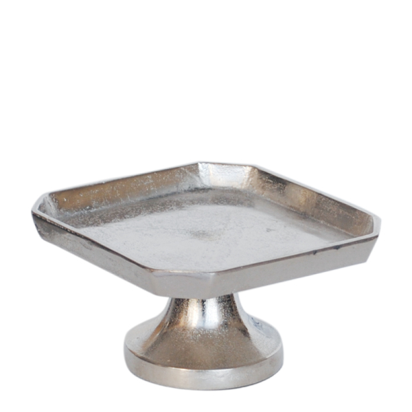 Πιατέλα Διακόσμησης Με Πόδι (19.5x19.5x9.5) Mod 72045