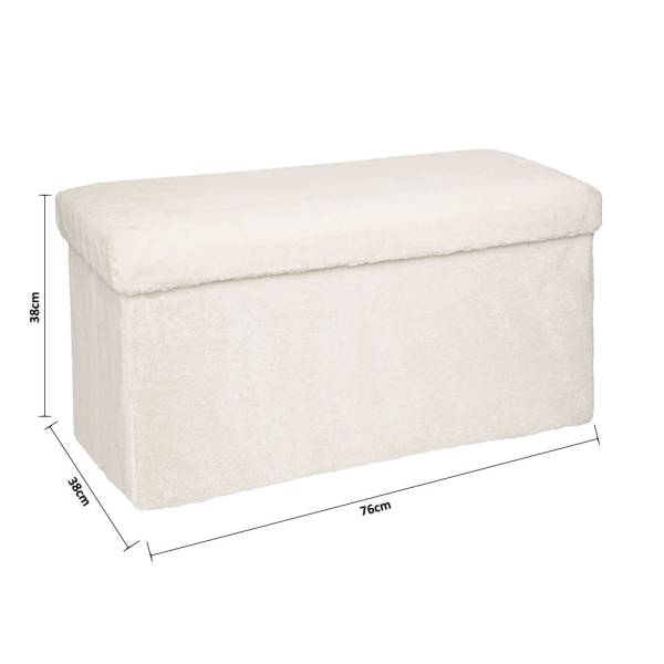 Ταμπουρέ Με Αποθηκευτικό Χώρο (76x38x38) A-S Ezzio 192921